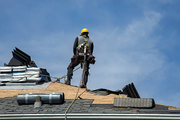 Professional Roof Replacement technician working in Delaware, OH